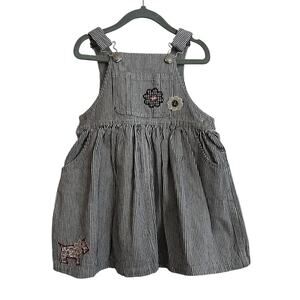 Vintage Gap striped denim Scottie jumper